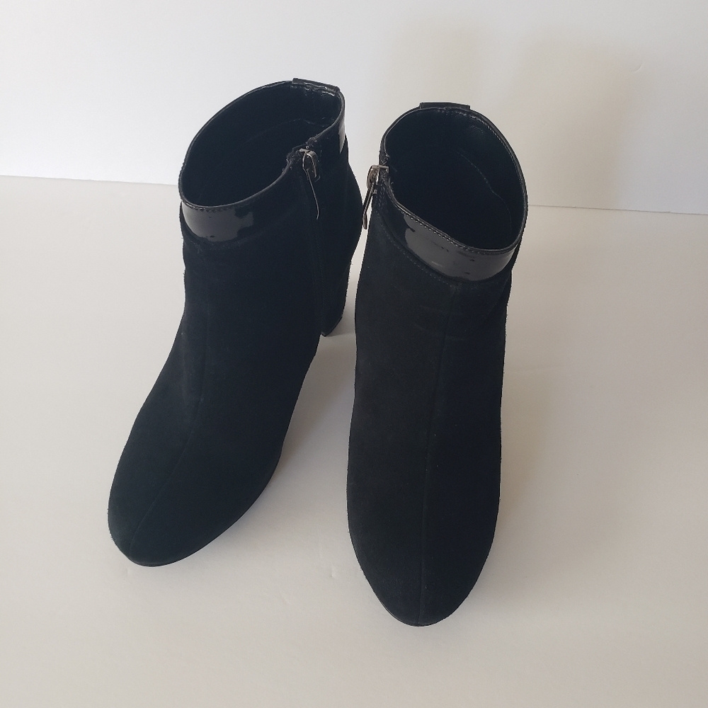 Nivelle Women's Suede Black Heel Boots